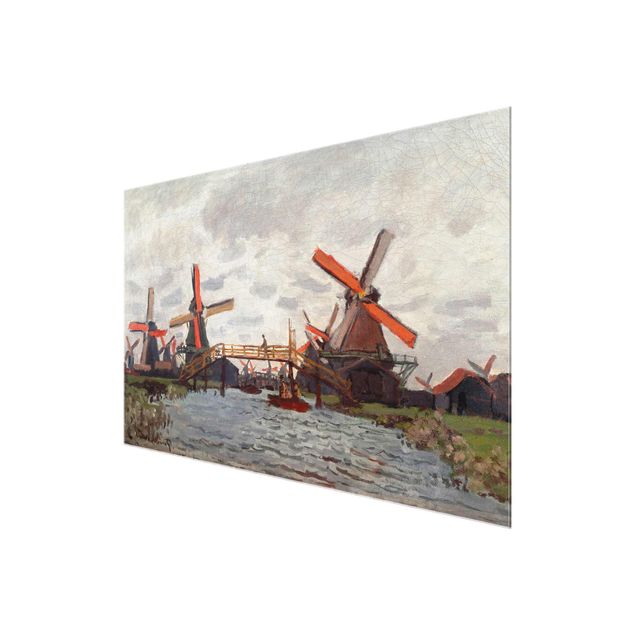 Obrazy do salonu Claude Monet - Wiatraki Zaandam