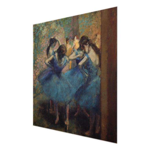 Obrazy na szkle kwadrat Edgar Degas - Niebieskie tancerki
