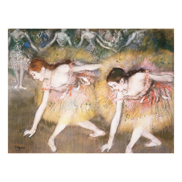 Obrazy na szkle artyści Edgar Degas - Baleriny w ukłonie