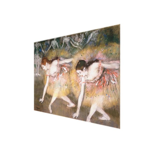 Obrazy do salonu nowoczesne Edgar Degas - Baleriny w ukłonie