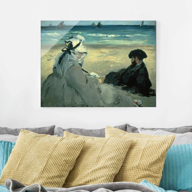 Impresjonizm obrazy Edouard Manet - Na plaży