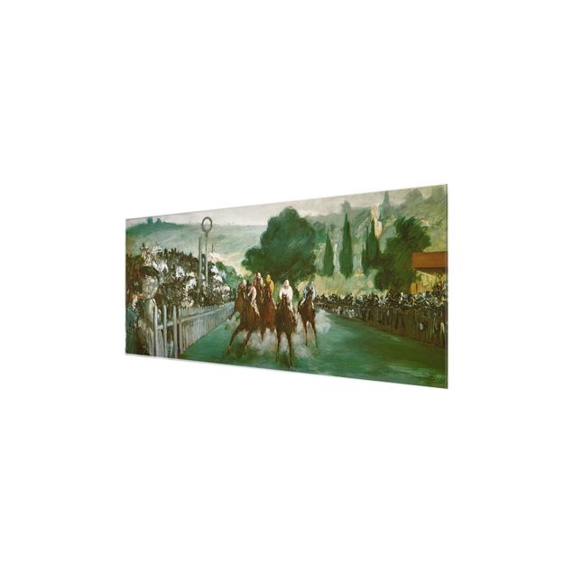 Obrazy na szkle zwierzęta Edouard Manet - Wyścigi konne