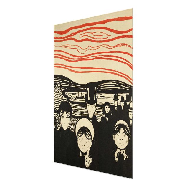 Obrazy na szkle artyści Edvard Munch - Uczucie niepokoju