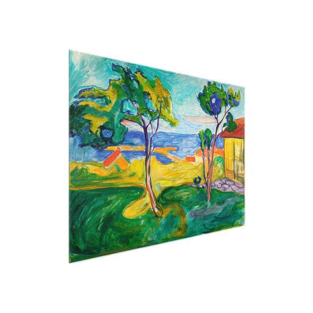 Obrazy na szkle poziomy Edvard Munch - Ogród