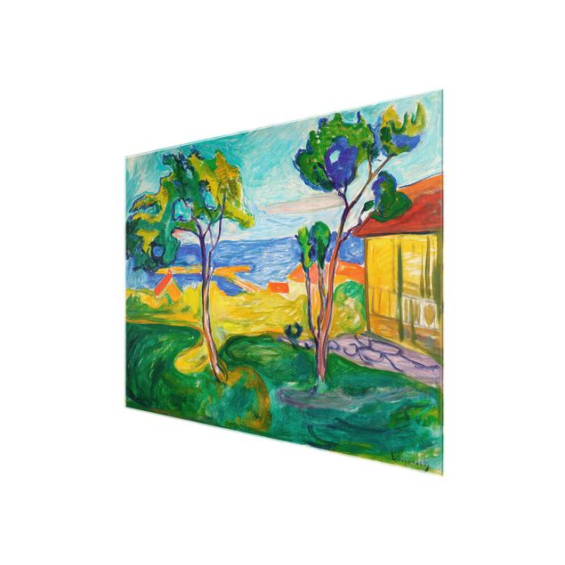 Obrazy na szkle wybrzeże Edvard Munch - Ogród