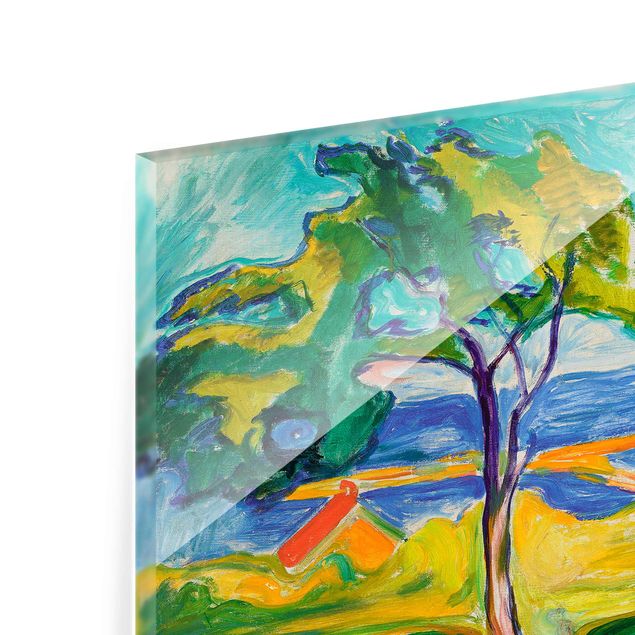 Obrazy na szkle krajobraz Edvard Munch - Ogród