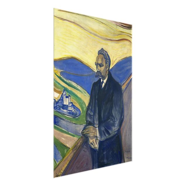 Obrazy nowoczesne Edvard Munch - Portret Nietzschego