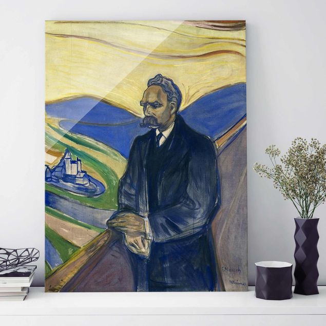 Ekspresjonizm obrazy Edvard Munch - Portret Nietzschego