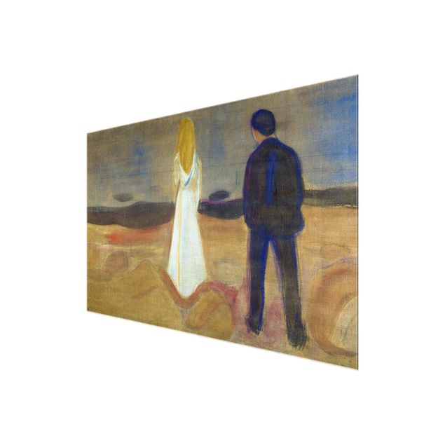 Obrazy do salonu nowoczesne Edvard Munch - Dwoje ludzi