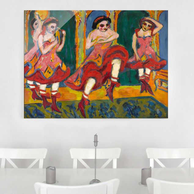 Obrazy na szkle poziomy Ernst Ludwig Kirchner - Tancerze Czardy