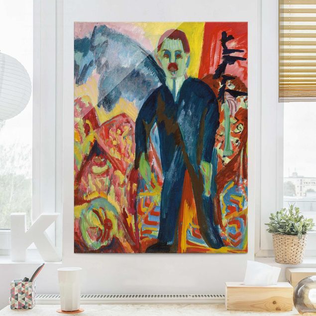 Obrazy na szkle portret Ernst Ludwig Kirchner - Porządkowy