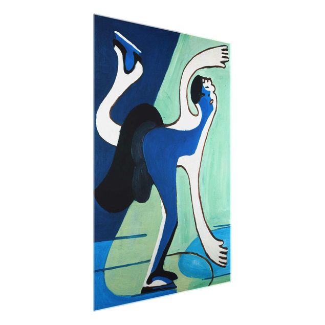 Obrazy do salonu nowoczesne Ernst Ludwig Kirchner - Łyżwiarz