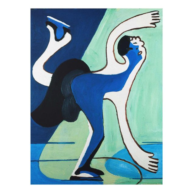 Nowoczesne obrazy Ernst Ludwig Kirchner - Łyżwiarz