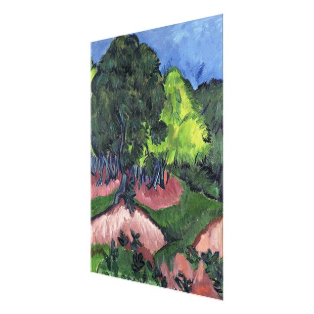 Nowoczesne obrazy Ernst Ludwig Kirchner - Pejzaż z kasztanowcem