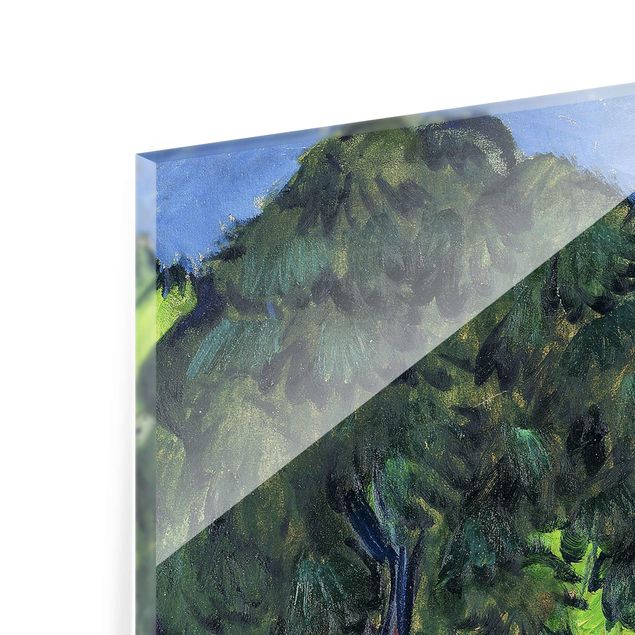 Obrazy drzewa Ernst Ludwig Kirchner - Pejzaż z kasztanowcem