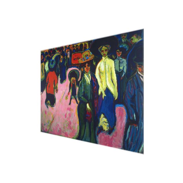 Obrazy portret Ernst Ludwig Kirchner - Scena uliczna