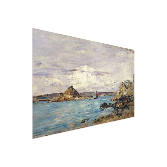 Obrazy na szkle wybrzeże Eugène Boudin - Douarnenez The Bay