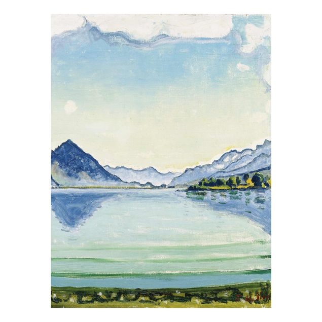 Obrazy na szkle krajobraz Ferdinand Hodler - Jezioro Thun koło Leissigen
