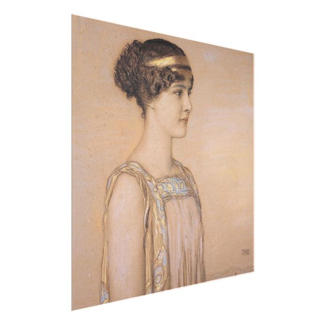 Obrazy na szkle artyści Franz von Stuck - Portret Marii