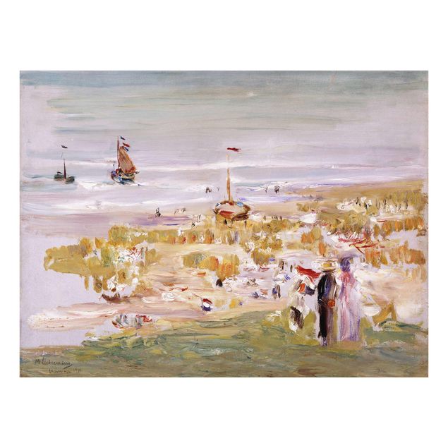 Obrazy na szkle krajobraz Max Liebermann - Plaża
