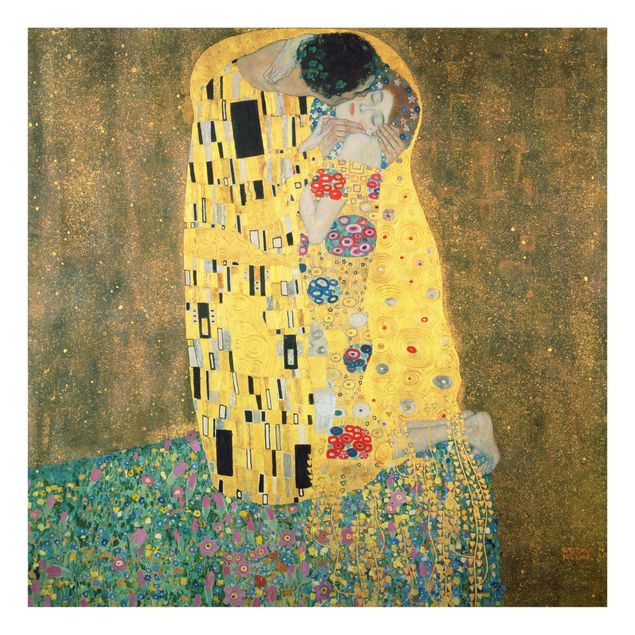 Obrazy na szkle artyści Gustav Klimt - Pocałunek