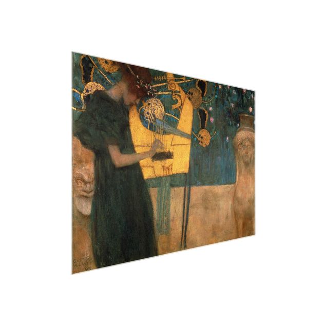 Obrazy na szkle artyści Gustav Klimt - Muzyka