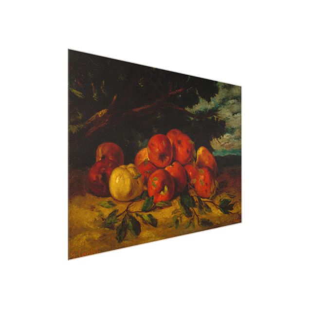 Obrazy nowoczesny Gustave Courbet - Martwa natura z jabłkami