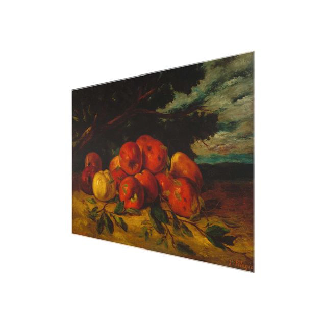 Artystyczne obrazy Gustave Courbet - Martwa natura z jabłkami