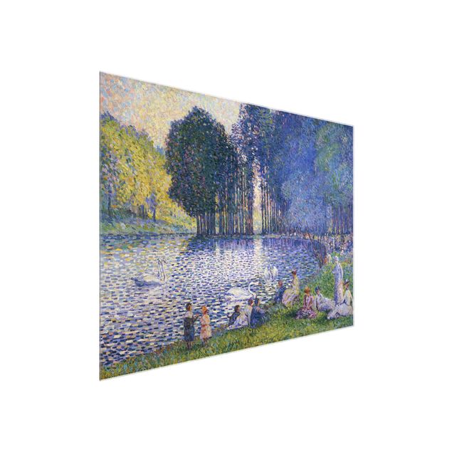 Obrazy na szkle poziomy Henri Edmond Cross - Jezioro w Bois de Bologne