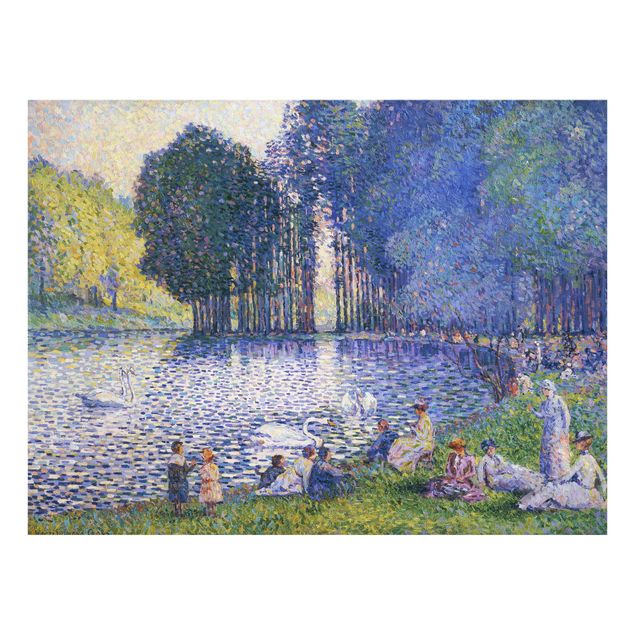 Obrazy na szkle artyści Henri Edmond Cross - Jezioro w Bois de Bologne