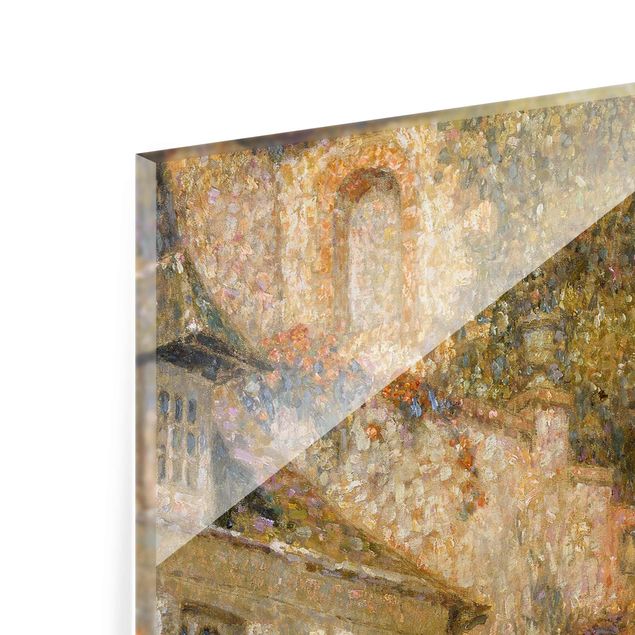 Nowoczesne obrazy Henri Le Sidaner - Domy u stóp kościoła