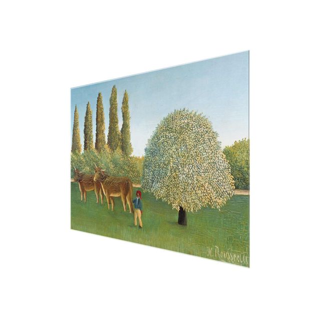 Nowoczesne obrazy Henri Rousseau - łąka (pastwisko)