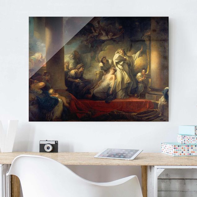 Obrazy na szkle Paryż Jean Honoré Fragonard - Wielki kapłan Coresos