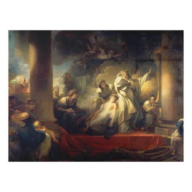 Obrazy do salonu Jean Honoré Fragonard - Wielki kapłan Coresos