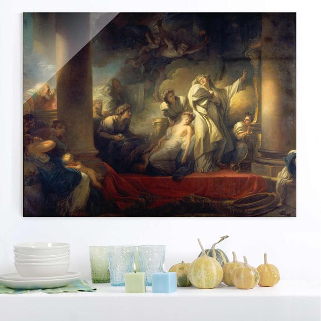 Dekoracja do kuchni Jean Honoré Fragonard - Wielki kapłan Coresos