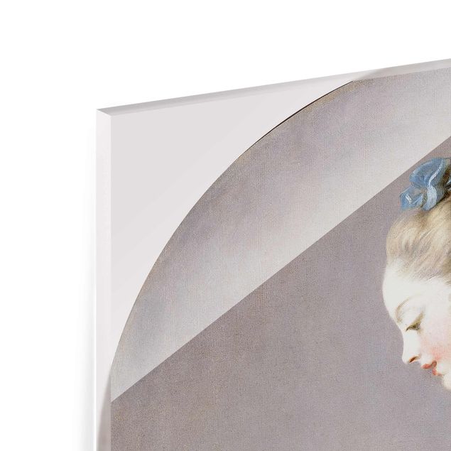 Nowoczesne obrazy Jean Honoré Fragonard - Dziewczyna z psem