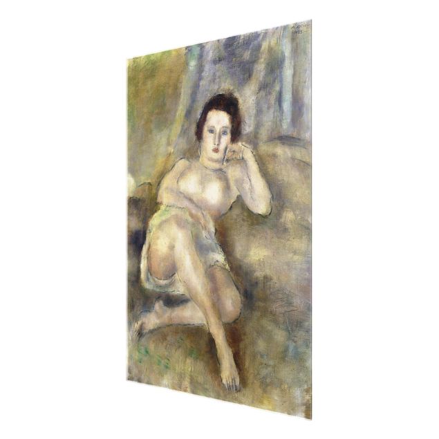 Obrazy nowoczesne Jules Pascin - Młoda kobieta w pozycji leżącej
