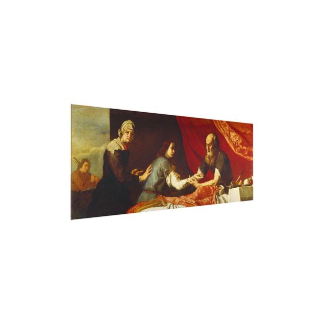 Obrazy do salonu nowoczesne Jusepe de Ribera - Izaak i Jakub