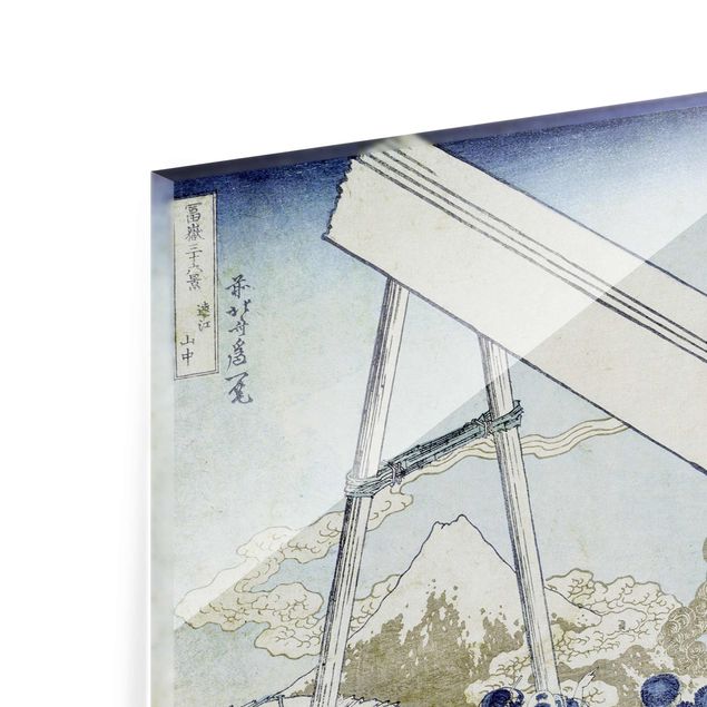 Obrazy nowoczesne Katsushika Hokusai - W górach Totomi