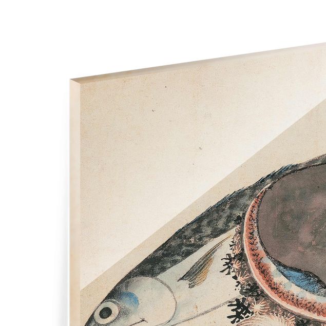 Artystyczne obrazy Katsushika Hokusai - Makrela i przegrzebki