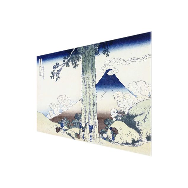 Nowoczesne obrazy do salonu Katsushika Hokusai - Przełęcz Mishima w prowincji Kai