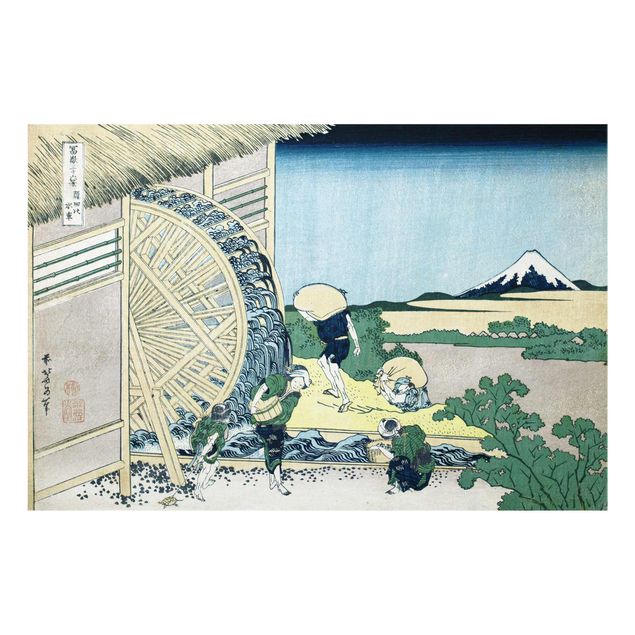 Obrazy nowoczesny Katsushika Hokusai - Koło wodne w Onden