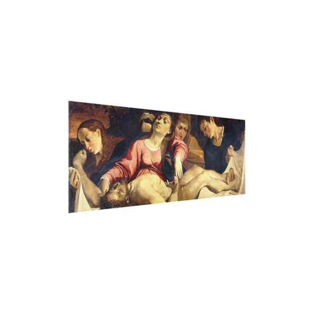 Obrazy na szkle duchowość Lodovico Carracci - Pieta
