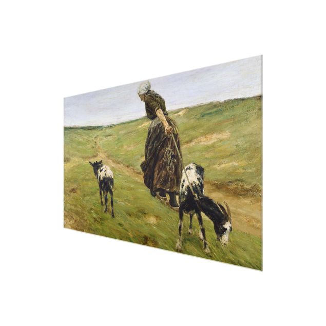 Obrazy na szkle zwierzęta Max Liebermann - Kobieta z gaciami