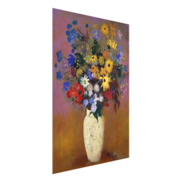 Obrazy do salonu nowoczesne Odilon Redon - Kwiaty w wazonie
