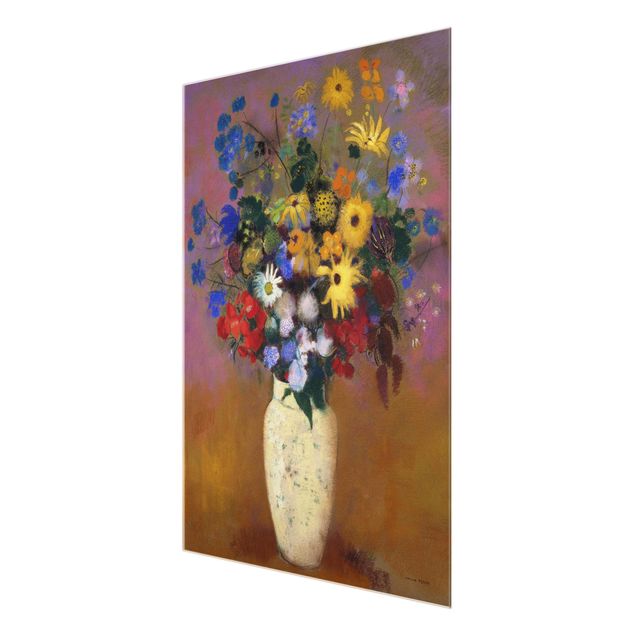 Obraz kolorowy Odilon Redon - Kwiaty w wazonie