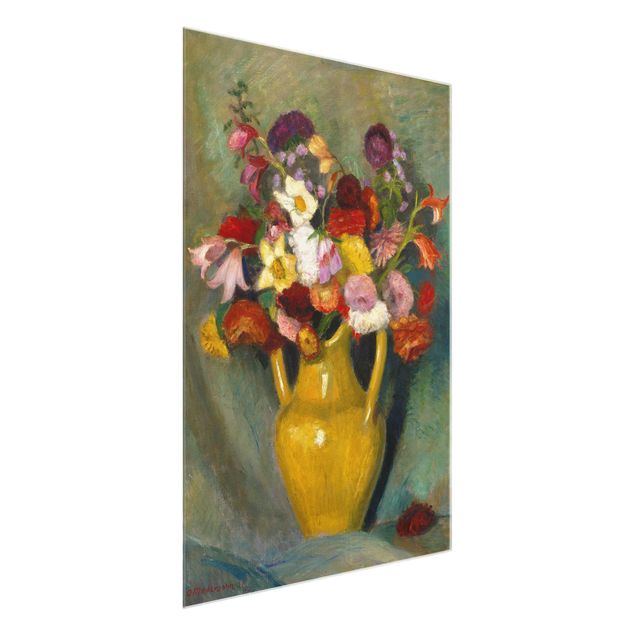 Obrazy na szkle artyści Otto Modersohn - Kolorowy bukiet kwiatów