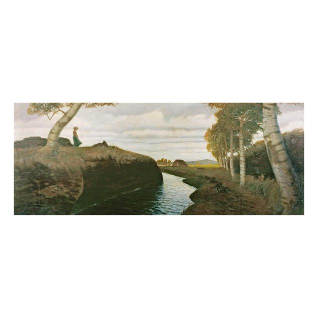 Obrazy na szkle krajobraz Otto Modersohn - Krajobraz wrzosowisk