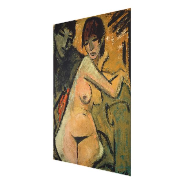 Obrazy do salonu nowoczesne Otto Mueller - Kochankowie