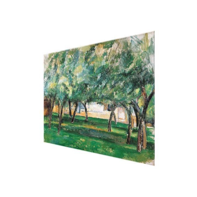 Obrazy na szkle krajobraz Paul Cézanne - Normandzka zagroda